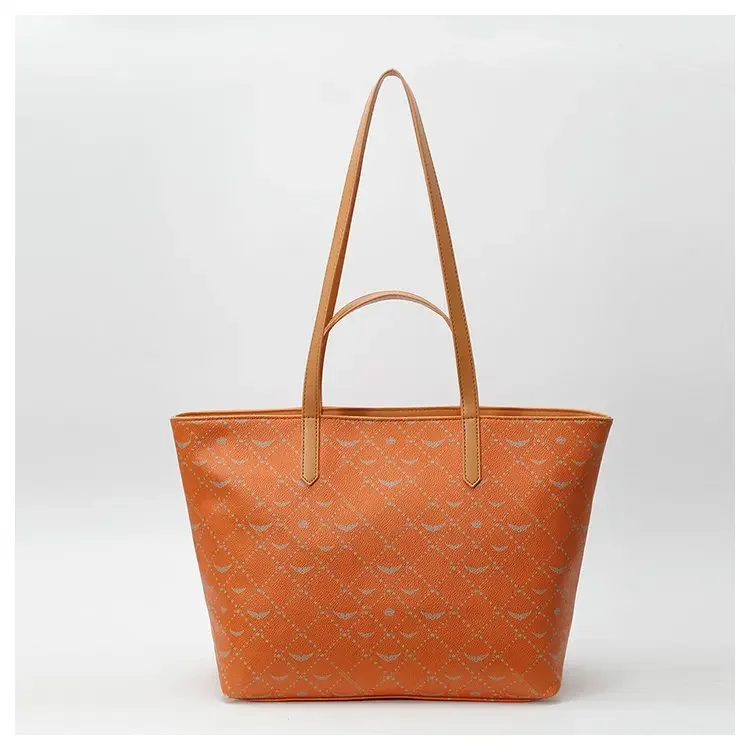 Luxury exquisite pattern handbag, elegant and comfortable chain strap shoulder bag, fashionable and trendy zipper women's bag