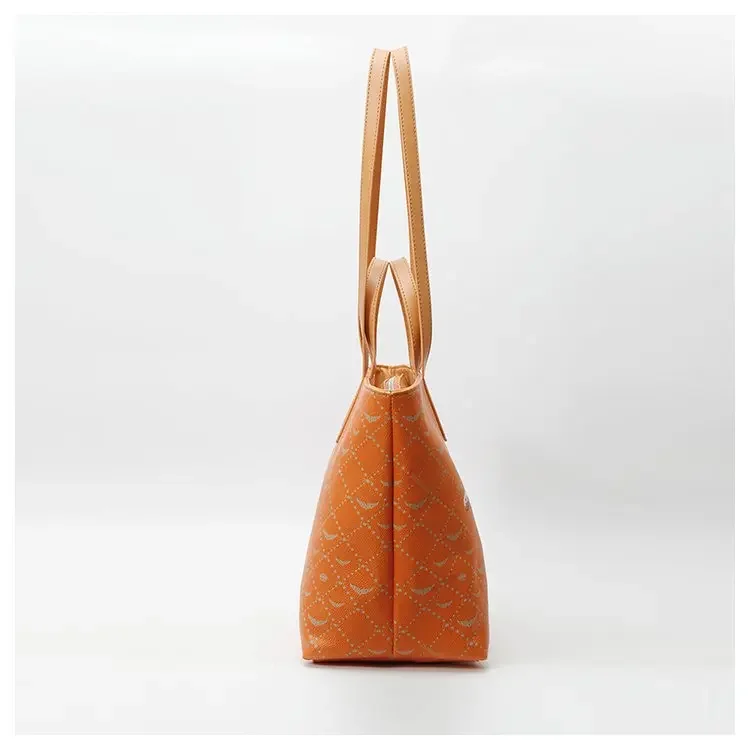 Luxury exquisite pattern handbag, elegant and comfortable chain strap shoulder bag, fashionable and trendy zipper women's bag