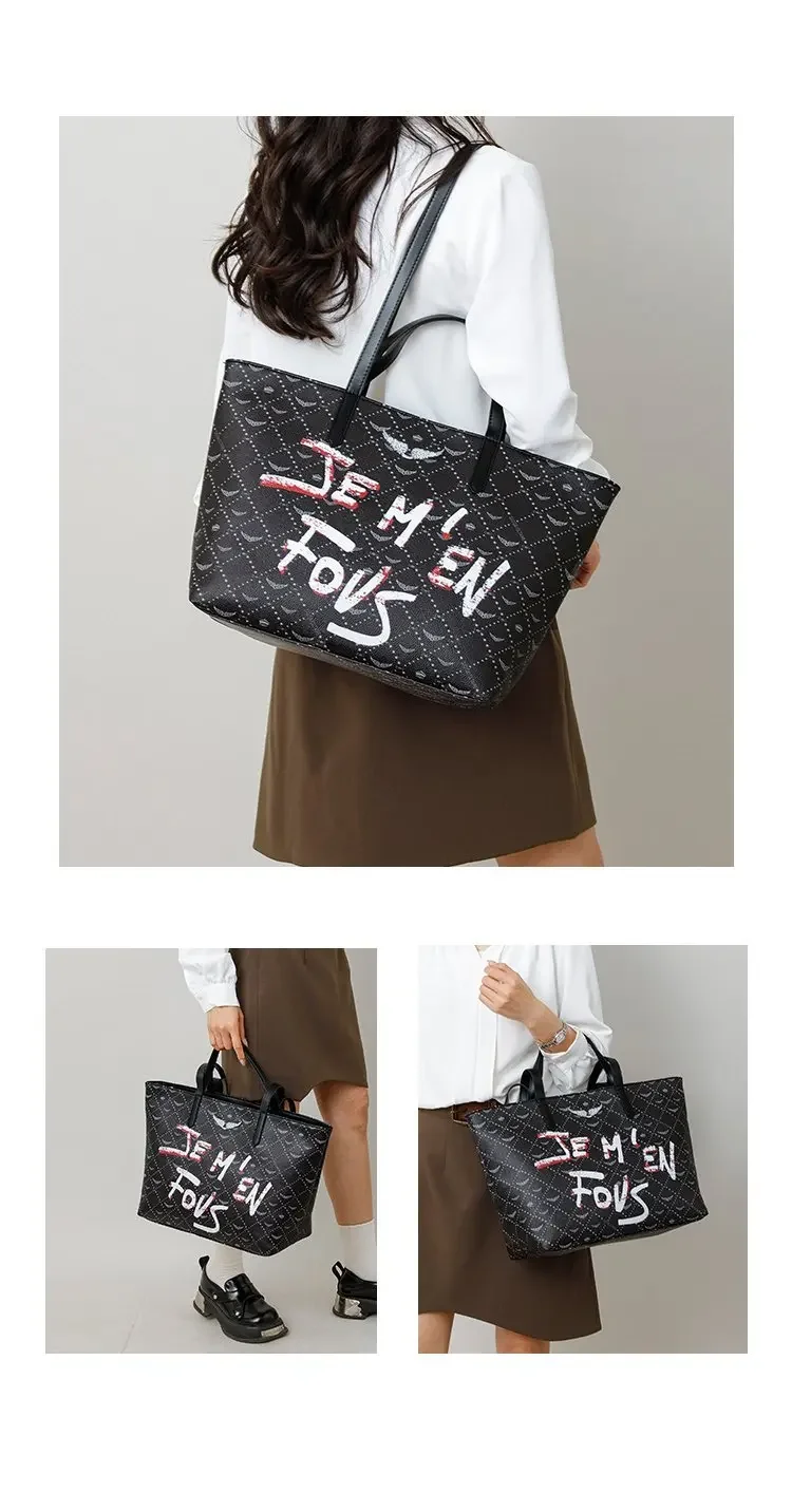 Luxury exquisite pattern handbag, elegant and comfortable chain strap shoulder bag, fashionable and trendy zipper women's bag