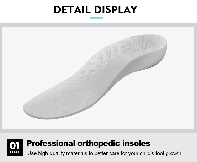 Princepard Summer Kids Orthopedic Sandals Boys Girls Genuine Leather Footwear Toddler Walking Correcting Shoes with Arch Support