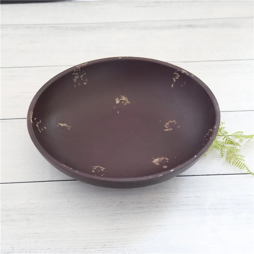 Vintage Wooden Bowl Newborn Photography Props Baby Carved Posing Bowl Photo Props