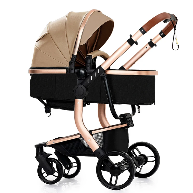 Baby Stroller Baby Car 3 in 1 Stroller Lightweight Portable Travel Trolley