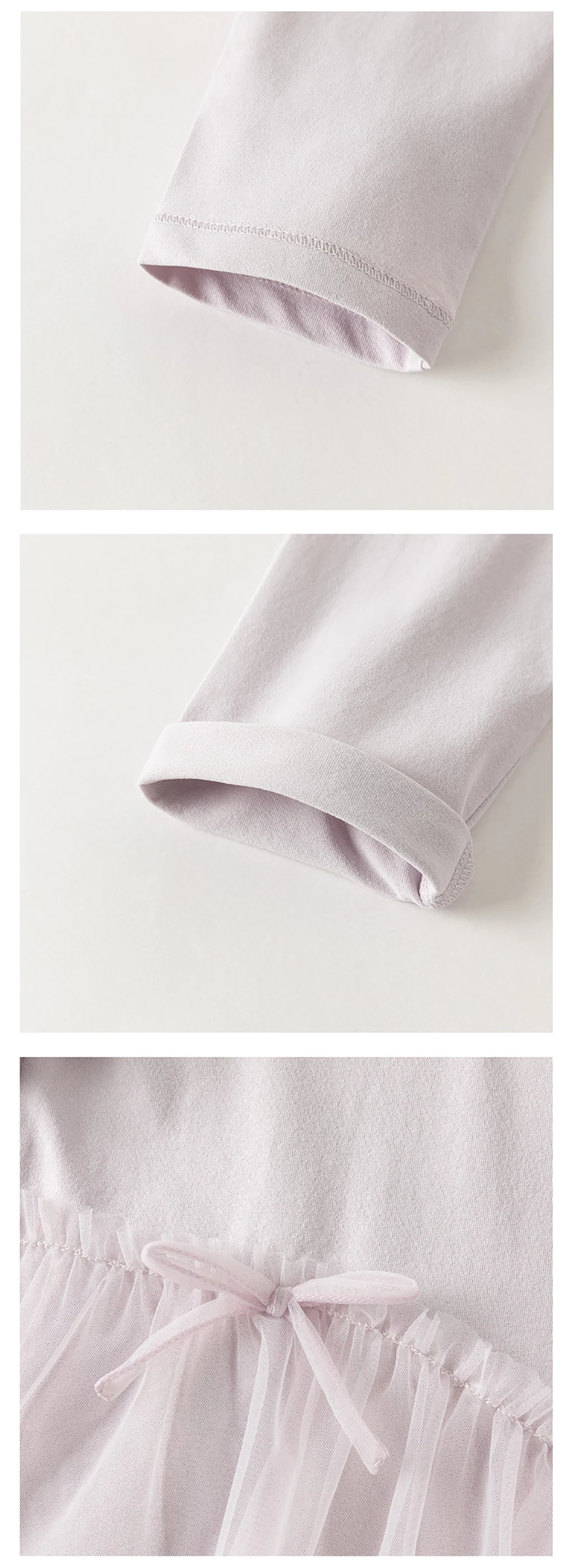 Dave Bella Girls Spring Autumn Mesh T-shirt Children Long Sleeve Pullover Casual Kids Outdoor Bottoming Tops Clothes DK3263196
