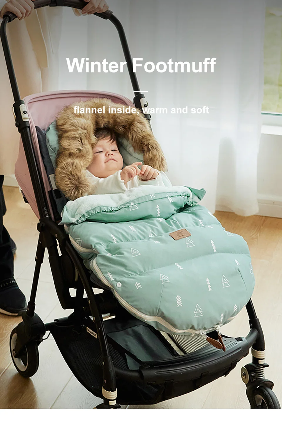Envelope In A Stroller Baby Sleeping Bag Winter Socks Sleep Bag Windproof Warm Sleepsack Baby Footmuff For Stroller Dropshipping