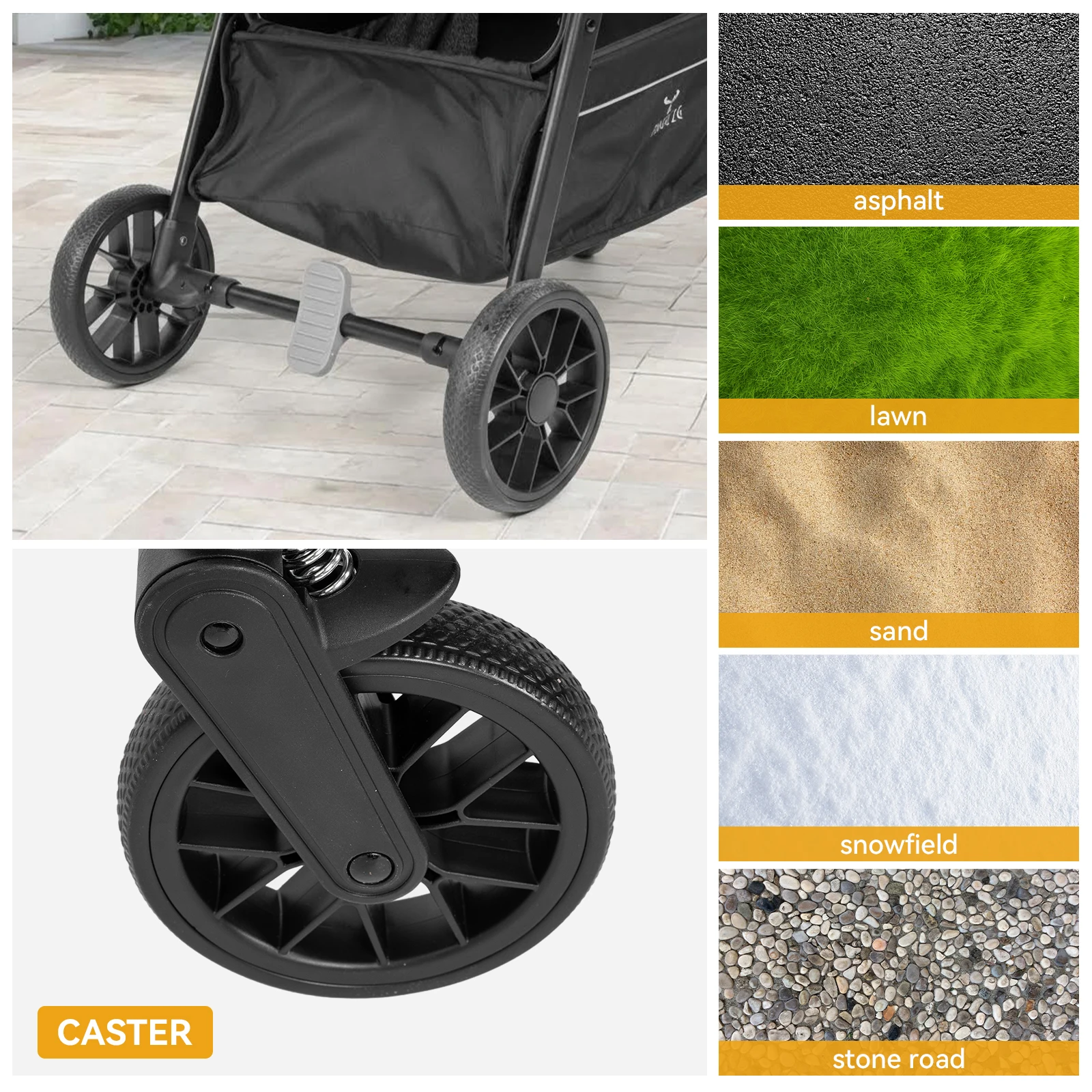 2-in-1 Baby Stroller Good Choice for Parents Fashionable Popular Lightweight Portable Travel Stroller