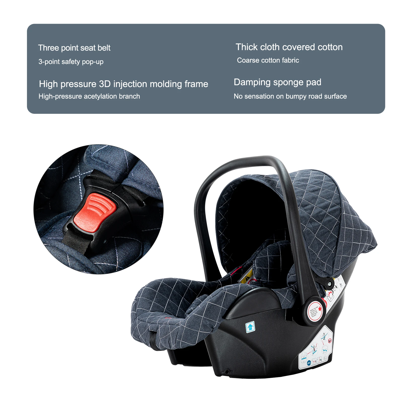 Bidirectional Baby Stroller with 6 Accessories - Face-to-Face Pushing, All-Season Canopy (Summer Mesh/Winter Windshield), Adjustable Handle, Large Storage Basket, 4-Wheel Brake - Safe & Comfortable for 0-4 Years