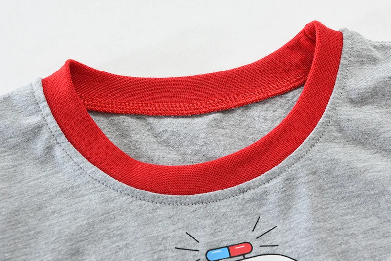 Little Hand Boys Long Sleeve Pajama Set Rescue Car Fire Truck Print Kids Loungewear Sleep Suit For Toddler Boys 2-7 Years Old