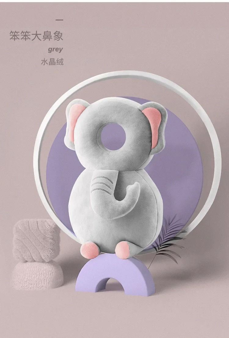 1-3T Toddler Baby Head Protector Safety Pad Cushion Back Prevent Injured Angel Bee Cartoon Security Pillows Protective Headgear