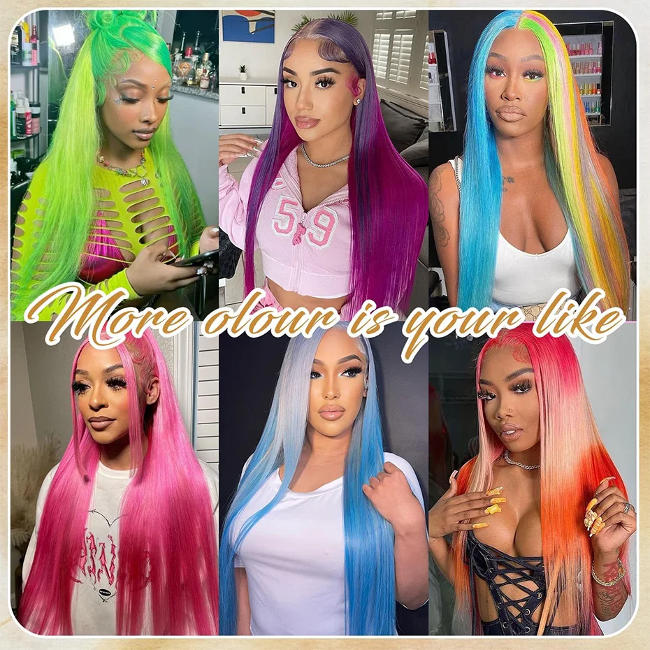 30 40 Inch 360 Lace Wig 613 13x6 HD Transparent Lace Straight Blonde Wig 200 Density Pre Plucked Natural Hairline with Baby Hair RawVietnamese Hair 13x4 Lace Front Human Hair Wigs For Black Women