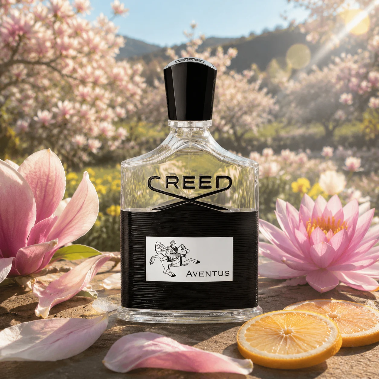 Authentic Creed Aventus Empty Bottle 100ml / 3.3 oz - With Original Cap Long-lasting Arabian Luxury Fragrance Ideal Gift Choice