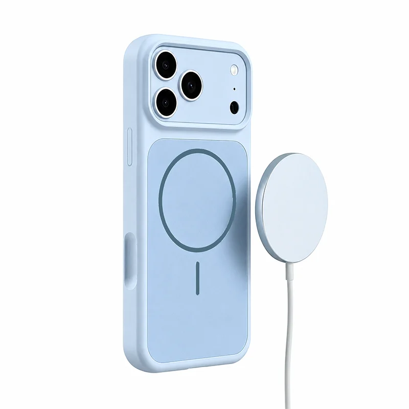 Magnetic Phone Case for iPhone 13 14 15 16 17 18 Max Pro Air, Heat Dissipation Wireless Charge Silicon Protective Cover