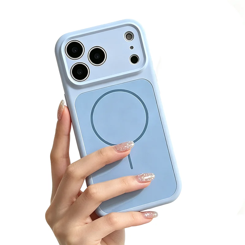 Magnetic Phone Case for iPhone 13 14 15 16 17 18 Max Pro Air, Heat Dissipation Wireless Charge Silicon Protective Cover