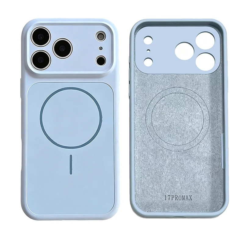 Magnetic Phone Case for iPhone 13 14 15 16 17 18 Max Pro Air, Heat Dissipation Wireless Charge Silicon Protective Cover
