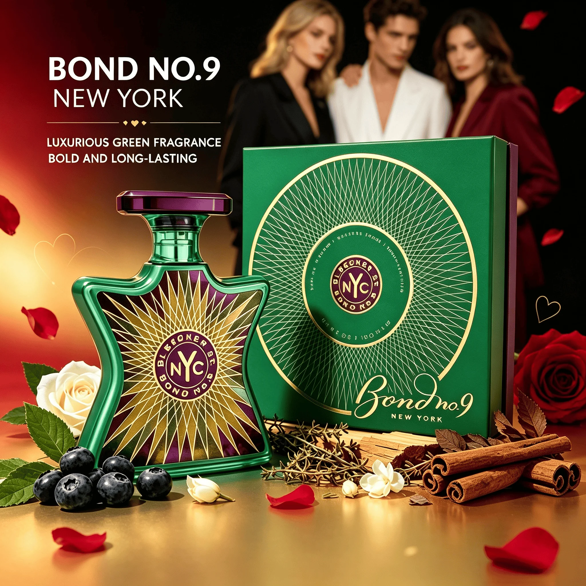 Bond No. 9 New York Bleeker Street Unisex Eau de Parfum Delicious wooden texture, balancing tenderness and sexiness, long-lasting fragrance, gorgeous and high aesthetic value, perfect for Valentine's Day gifts