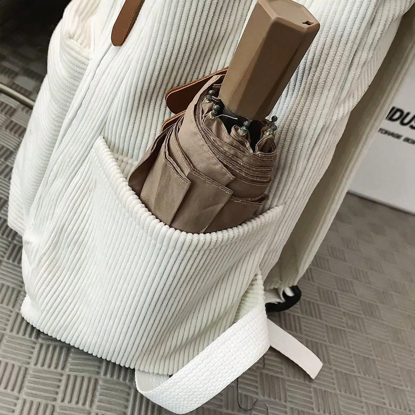 Small Corduroy Backpack For College, Lightweight Casual Backpack For High School, And University, Fits 14 Inch Laptop, Travel Bag School Bag School Bags University Bag Large Capacity Bag sg25072251840550004