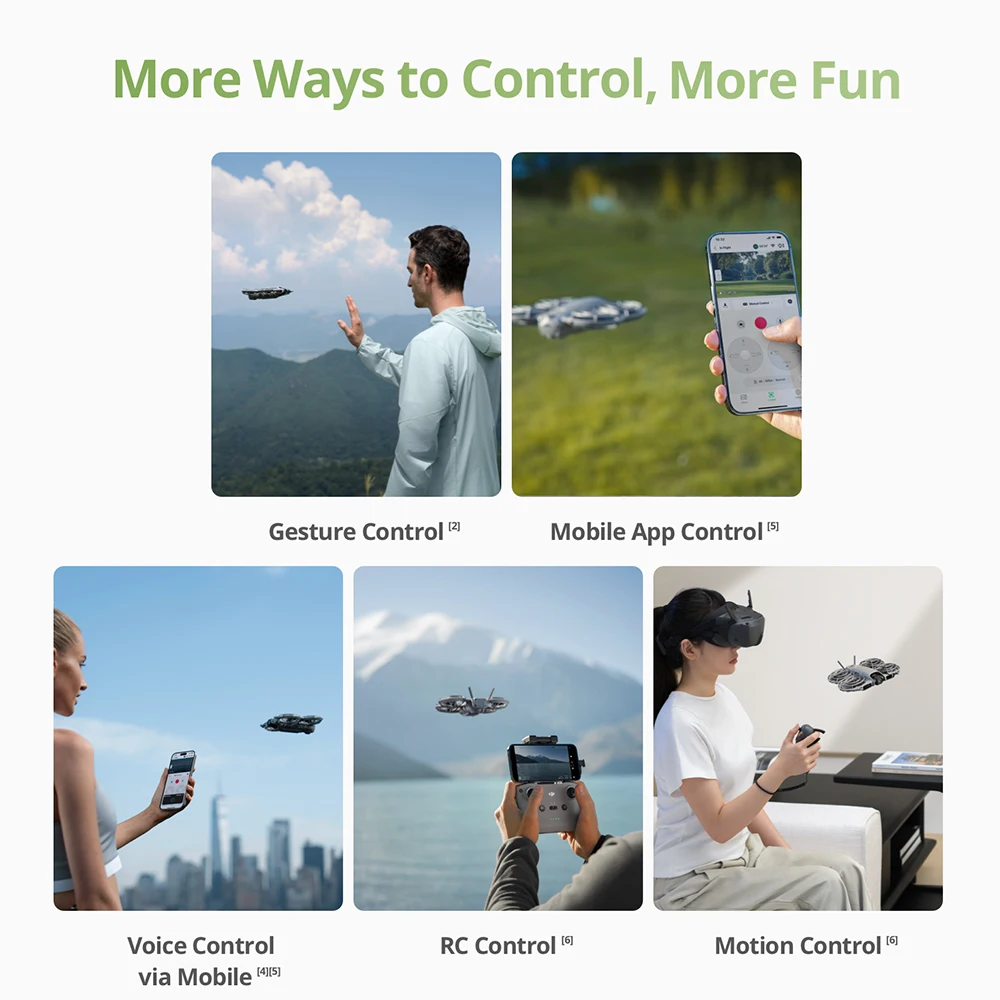 DJI NEO 2 Drones with a Camera Drone 4K Professional Imaging Drones with 3 Batteries Charging Hub Full Accessories 151g 4K Video Omnidirectional Obstacle Avoidance