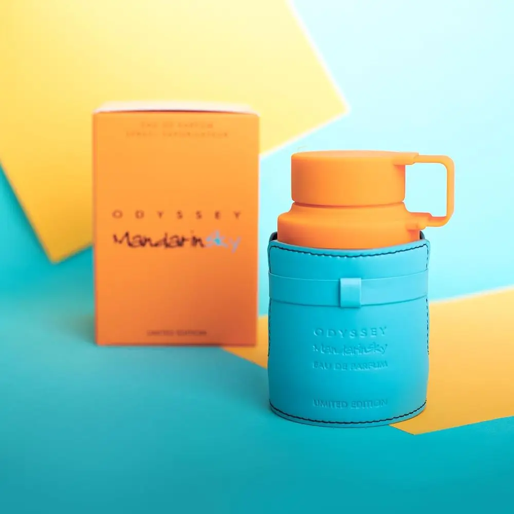 Armaf Odyssey Limoni + Mandarinsky Limited Edition EDP 100ml 3.4oz Men Perfume Spray Long‑Lasting Dubai Arabian Citrus Fragrance Gift Set For Him
