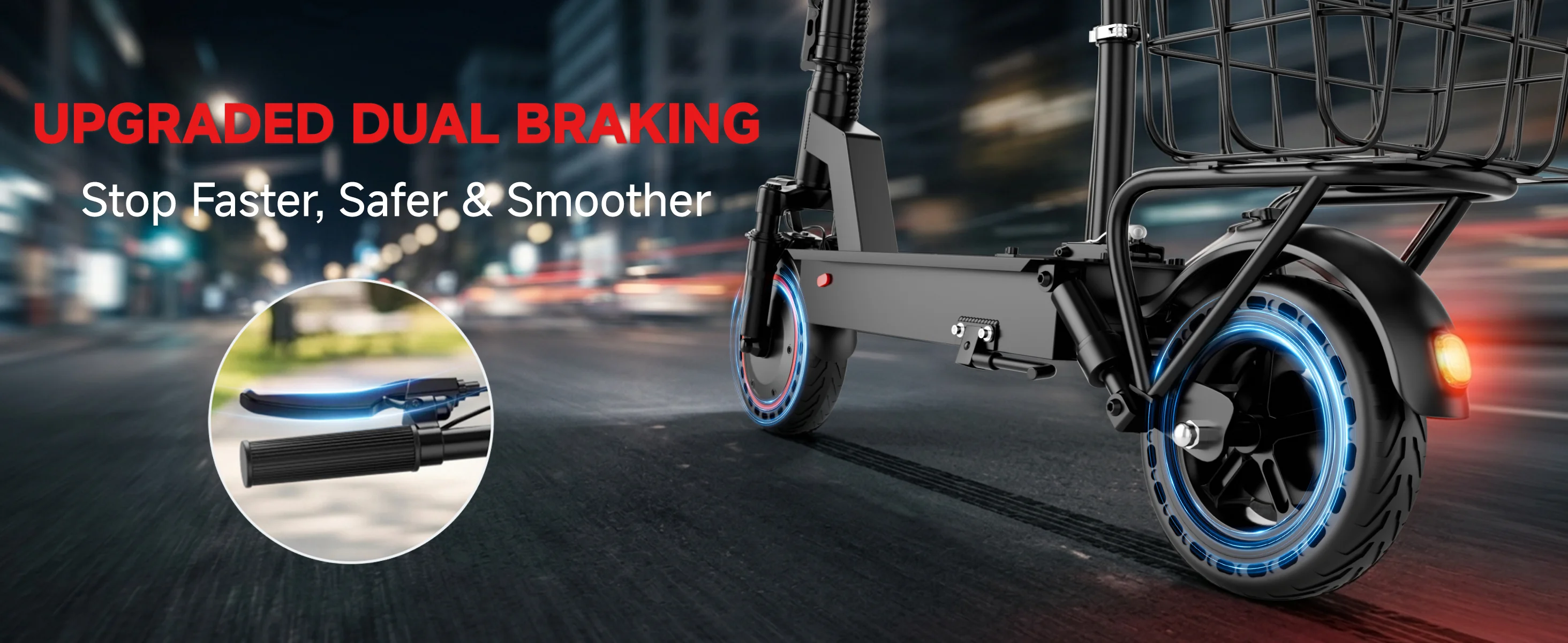 2026 New 10inch Electric Bicycle 500W Powerful Motor 7.8AH Battery 22Miles Max Range 22MPH Max Speed Dua Shock Absorption Foldable Adult Ebike with Seat and Basket for Commuting