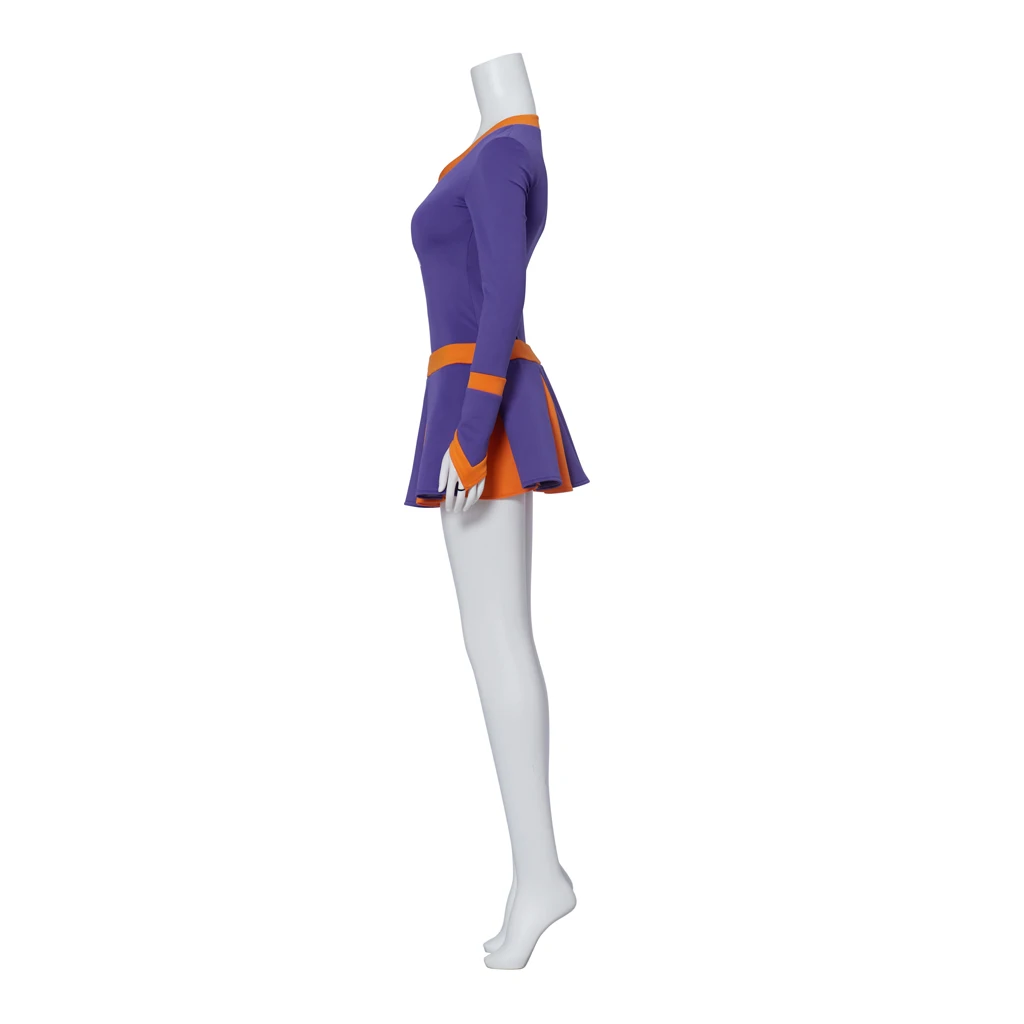 Megan Fox Jennifer’s Body Purple High School Cheerleader Costume Jennifer Check Cheerleading Uniform Girl Competition Skirt Set