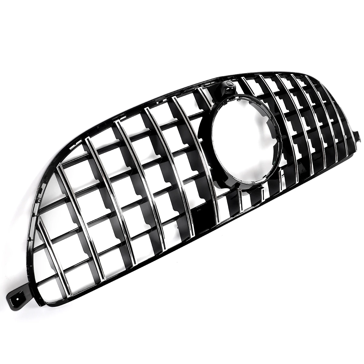 For 2016-2019 Mercedes W166 GLE63 AMG GT R Front Bumper Grille Chrome+Black