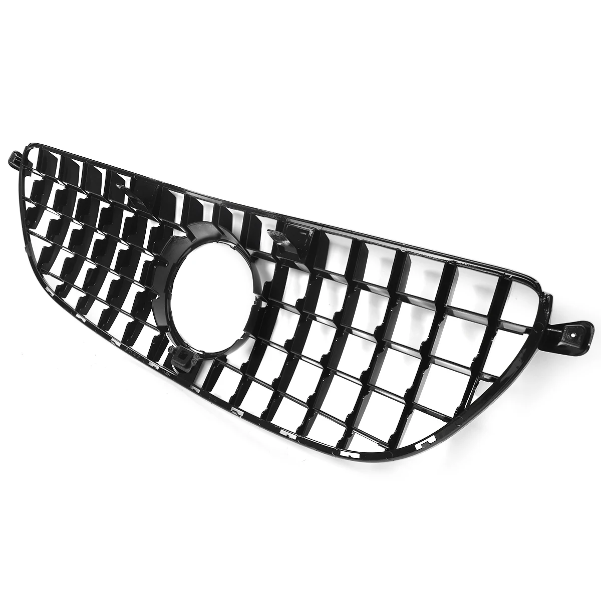 For 2016-2019 Mercedes W166 GLE63 AMG GT R Front Bumper Grille Chrome+Black