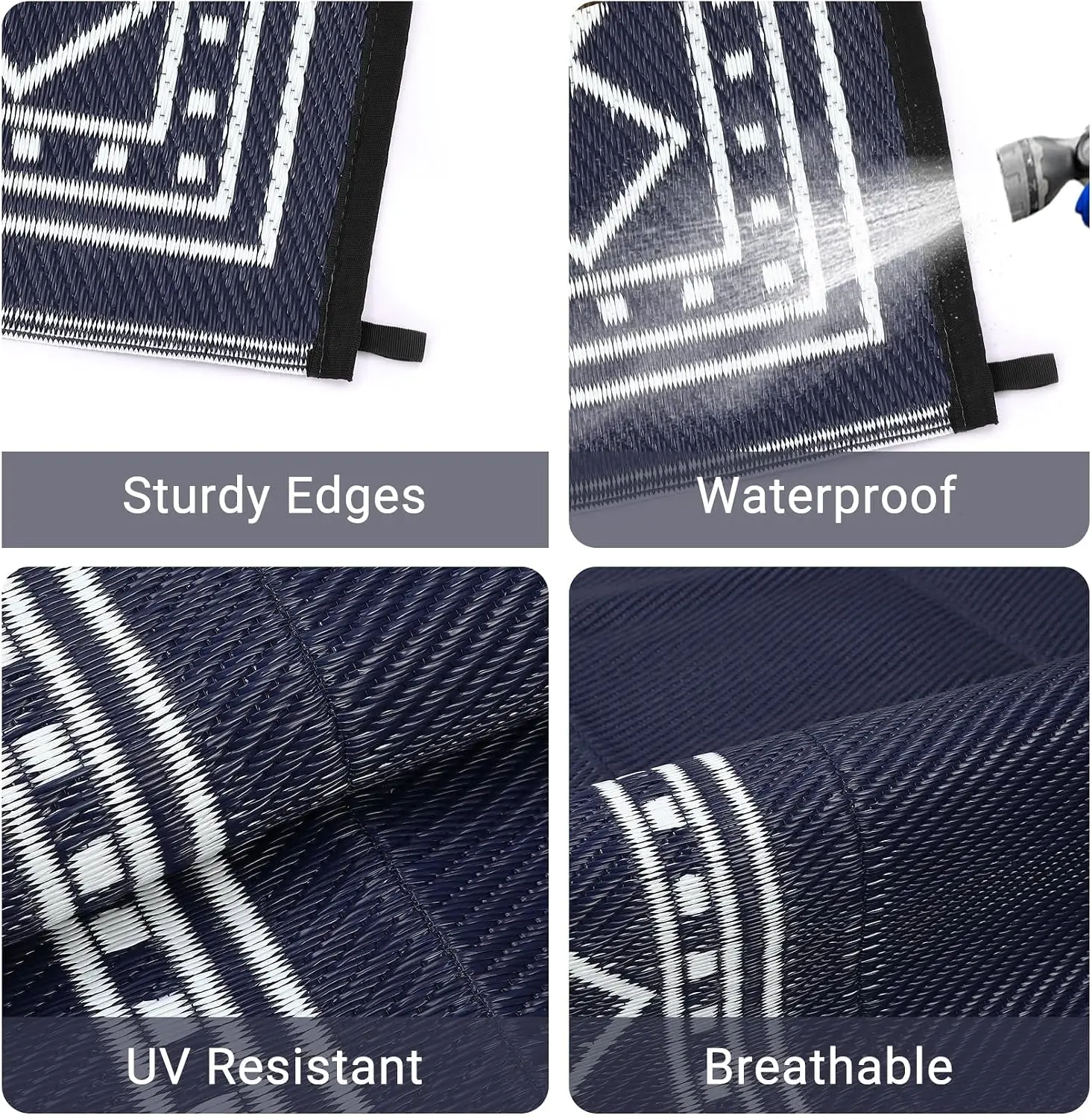 9x18/8X10FT Waterproof Plastic Straw Luxury Living Room Carpet Washable Decoration Coffee Tables Bedroom Rug Outdoor Mat Hotel Homestay Decorative