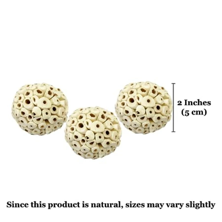 Foraging Balls For Small Pets, White Soft Shred Material, 2-Inch Size, Promotes Natural Chewing And Foraging Behavior