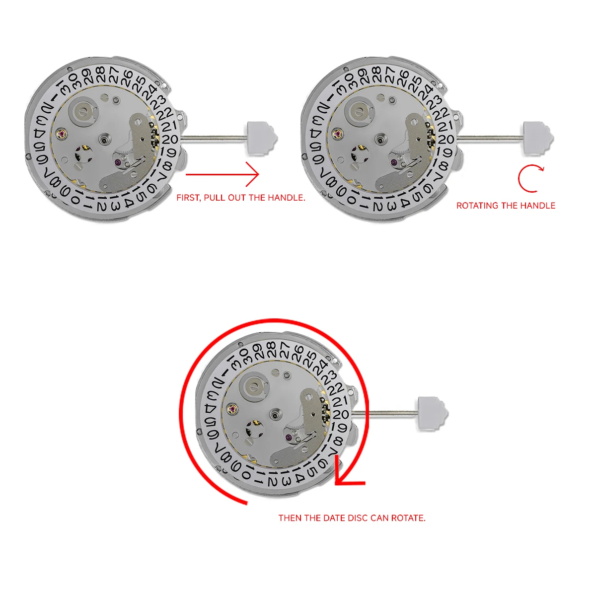 NH35A Movement High Accuracy Automatic Mechanical Movement 3'O 3.8 Clock Date Replacement Japanese NH35 for Watch Making