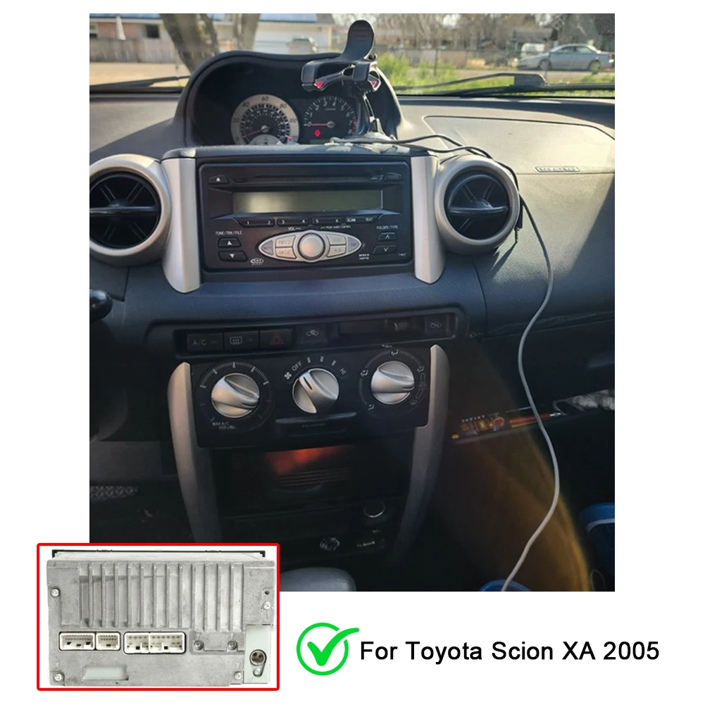 Android 13 Player Dual Knob Car Radio Stereo GPS Navigation with CarPlay/Android Auto 7 Inch Bluetooth Player Compatible for 4Runner 2003-2009 Allion 2001-Onwards Alphard 2002-2015