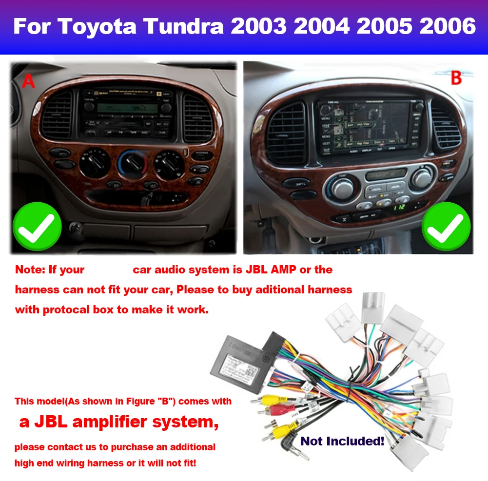 Android 13 Player Dual Knob Car Radio Stereo GPS Navigation with CarPlay/Android Auto 7 Inch Bluetooth Player Compatible for 4Runner 2003-2009 Allion 2001-Onwards Alphard 2002-2015