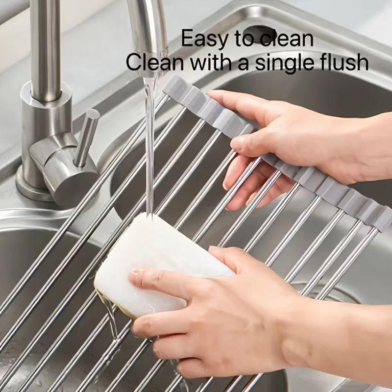 Dish Drain Storage Storage Pack Dish Drying Racks Iron Kitchen Utensils Storage With Spout Drain Basket Kitchen Accessories