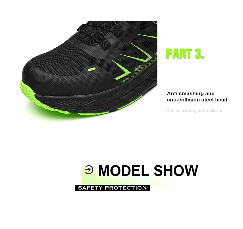 All Seasons Black Steel Toe Sneakers for Women Men, Full Sizes Impact Resistant Steel Toe Cap Work Shoes, Lightweight Comfortable Industrial Safety Shoes, Wear Resistant Durable Construction Footwear, Perfect Labor Day & Father’s Day Gift