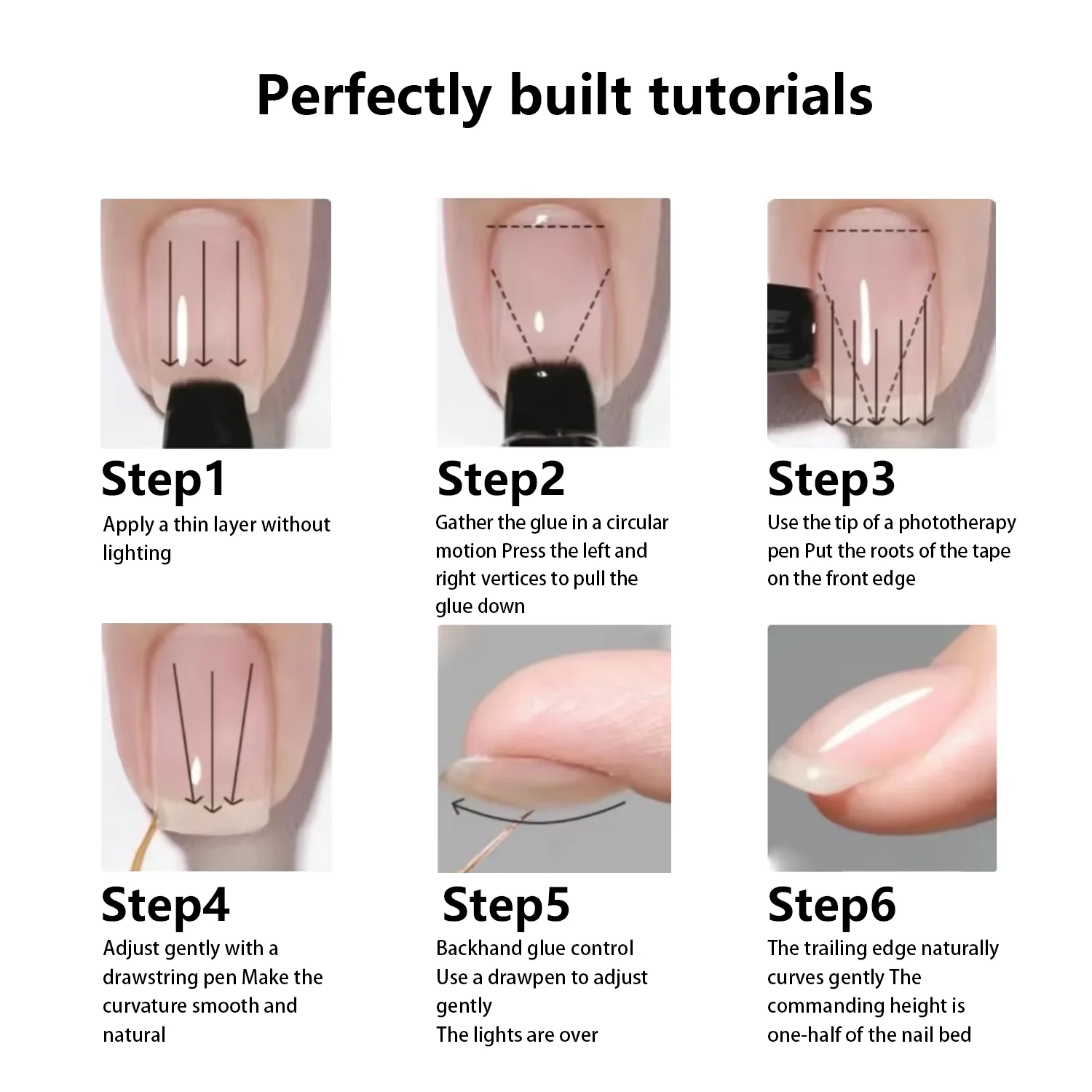 Clear Hard Builder Gel 1Pack 2oz, UV LED Cured Nail Extension Overlay Gel, Strong Professional Manicure for Salon Home DIY