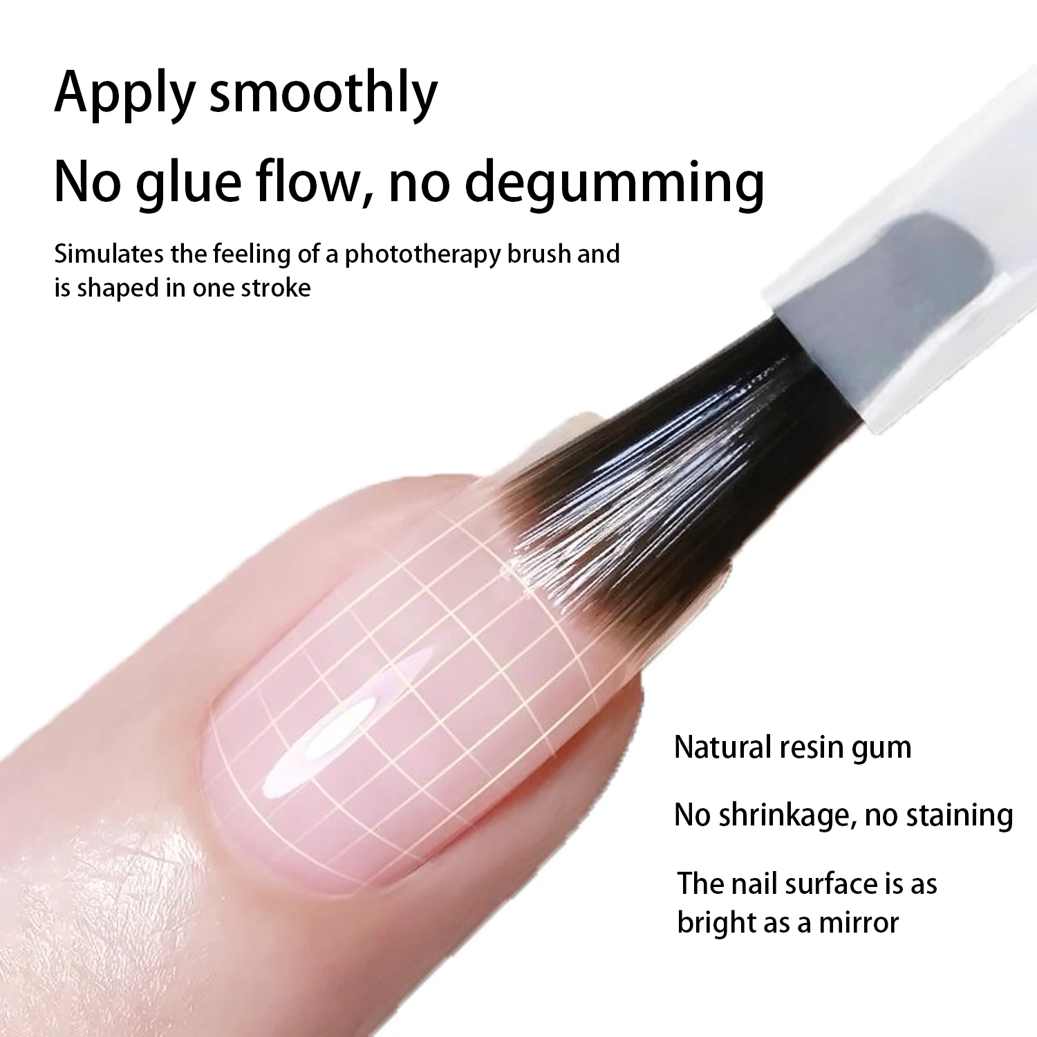Clear Hard Builder Gel 1Pack 2oz, UV LED Cured Nail Extension Overlay Gel, Strong Professional Manicure for Salon Home DIY