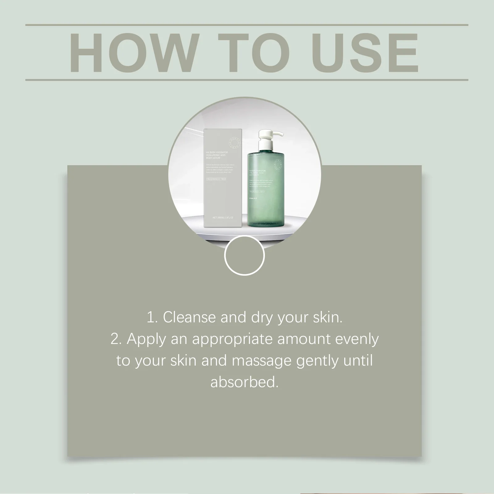 386ML Body Serum Deep Hydrating Improve Roughness Enhance Skin Elasticity Nourishing Pores Improve Skin Texture Non-sticky Tightening Body Serum