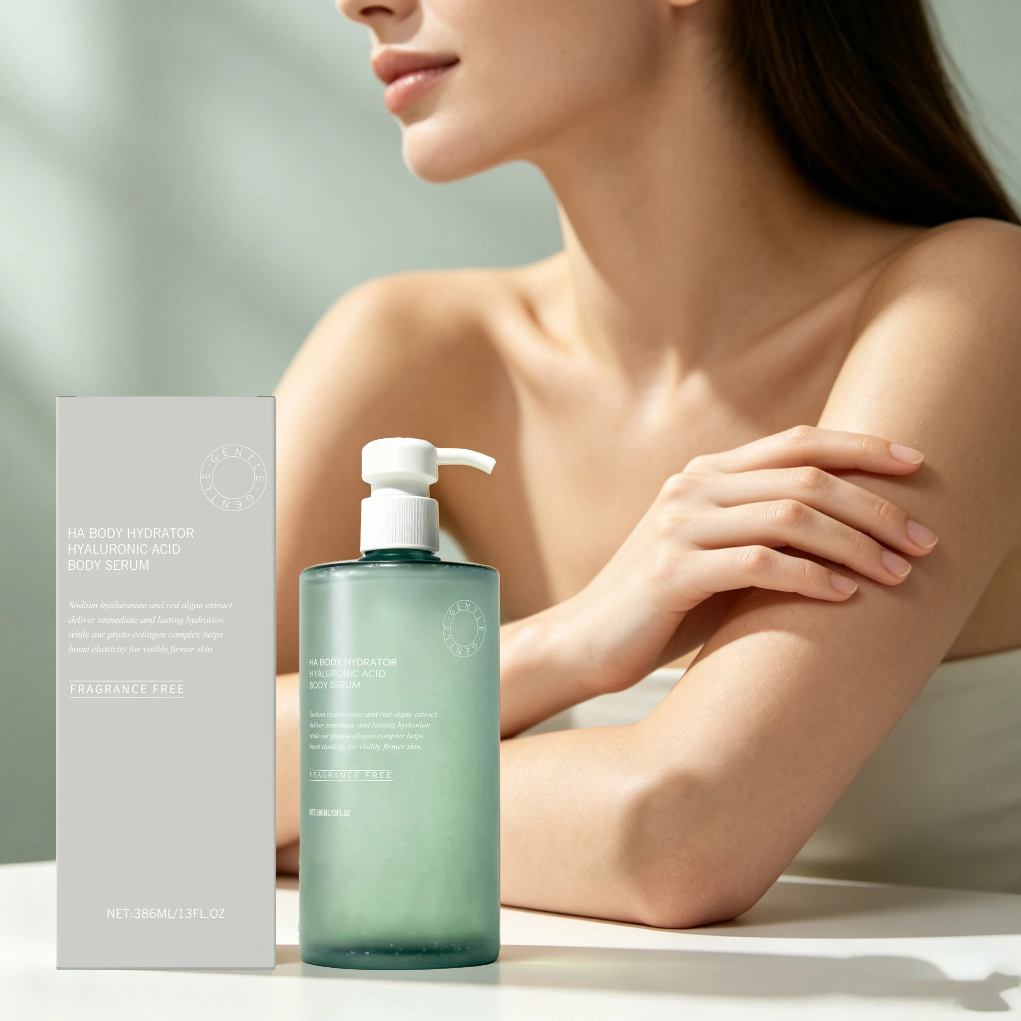 386ML Body Serum Deep Hydrating Improve Roughness Enhance Skin Elasticity Nourishing Pores Improve Skin Texture Non-sticky Tightening Body Serum