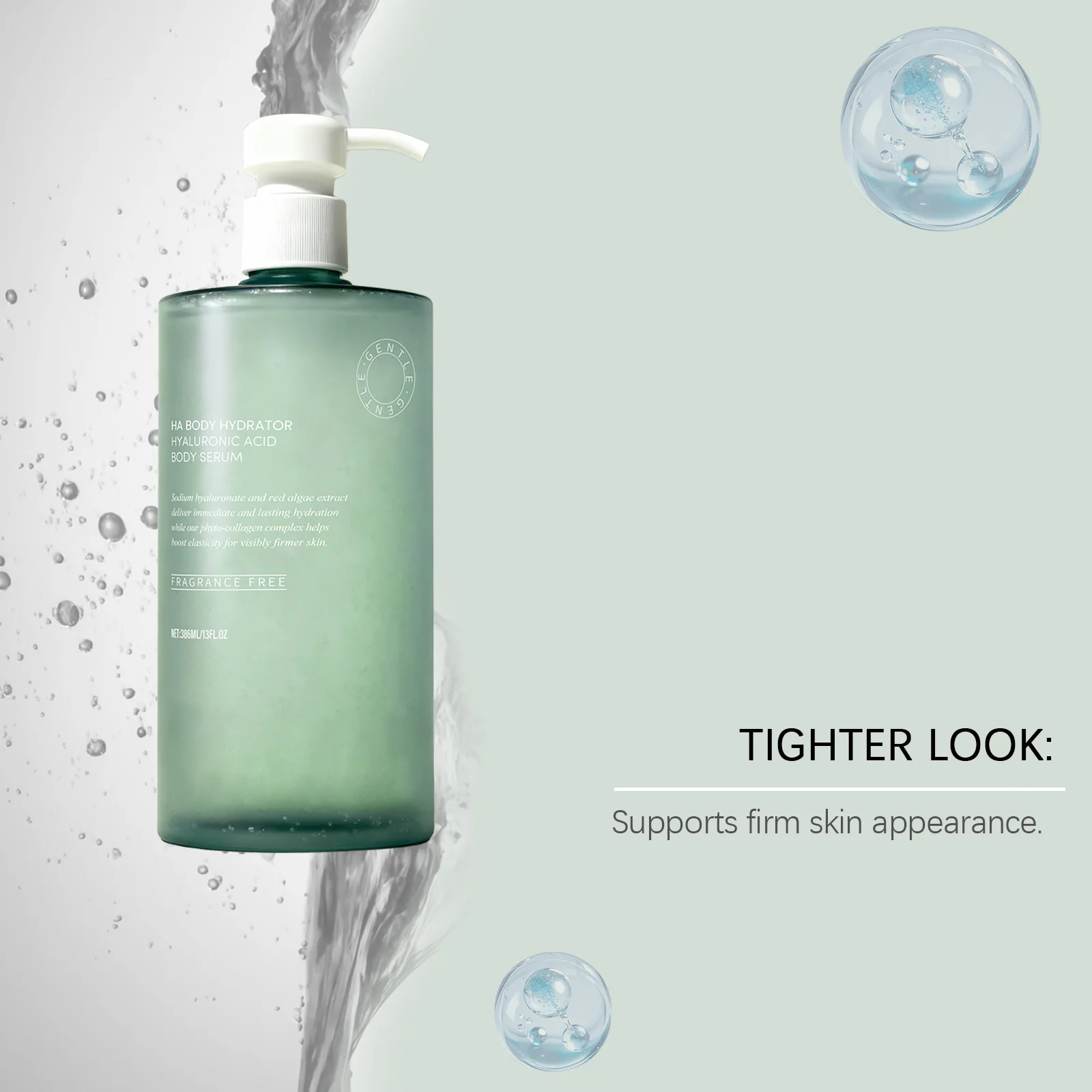 386ML Body Serum Deep Hydrating Improve Roughness Enhance Skin Elasticity Nourishing Pores Improve Skin Texture Non-sticky Tightening Body Serum