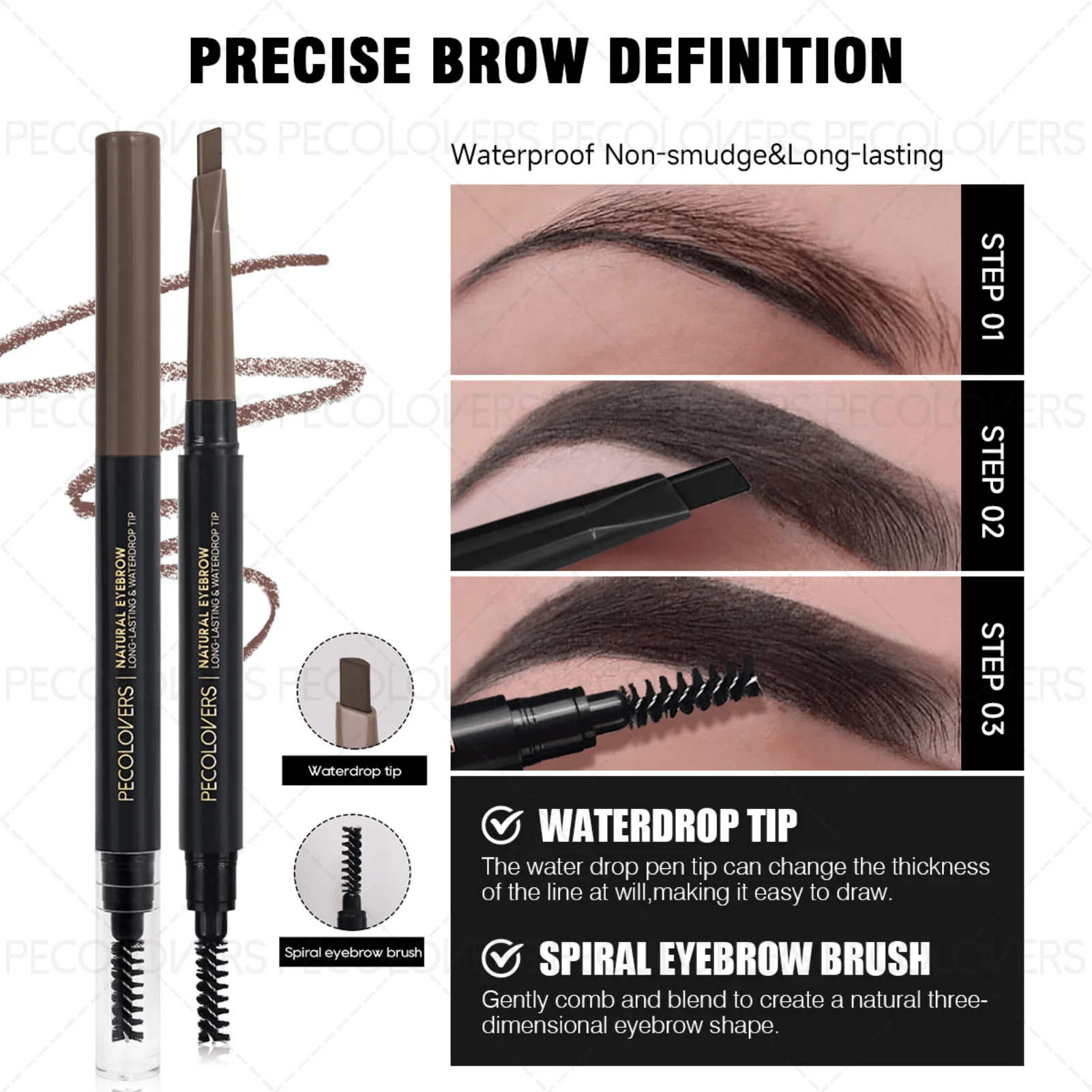 12PCS All-in-One Eye & Brow Makeup Set, 40 Shades Eyeshadow Palette, Eyebrow Pencil, Quick-Dry Liquid Eyeliner, Volumizing Curling Mascara with Brushes, Waterproof Sweat-proof, Matte Shimmer Glitter Eyeshadow Kit for Beginners Daily Party Makeup