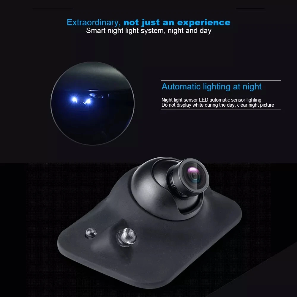 iPoster Car Front Side Rear View Backup Camera Reversing Night Vision Waterproof CVBS Sensor Wide View Angle Mini Size 12v For Car SUV Rv Universal