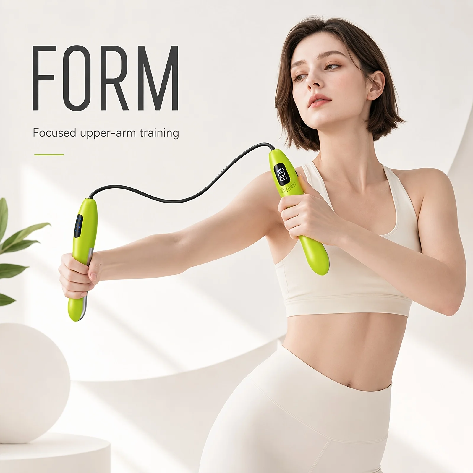 Microcurrent Arm Trainer EMS Muscle Stimulator for Women Men 7 Modes 15 Levels Portable Upper Arm Toning Sculpting Device with Digital Display 10 Min Cycle USB-C Rechargeable 125g Fitness Massage Training Tool for Home Gym Workout