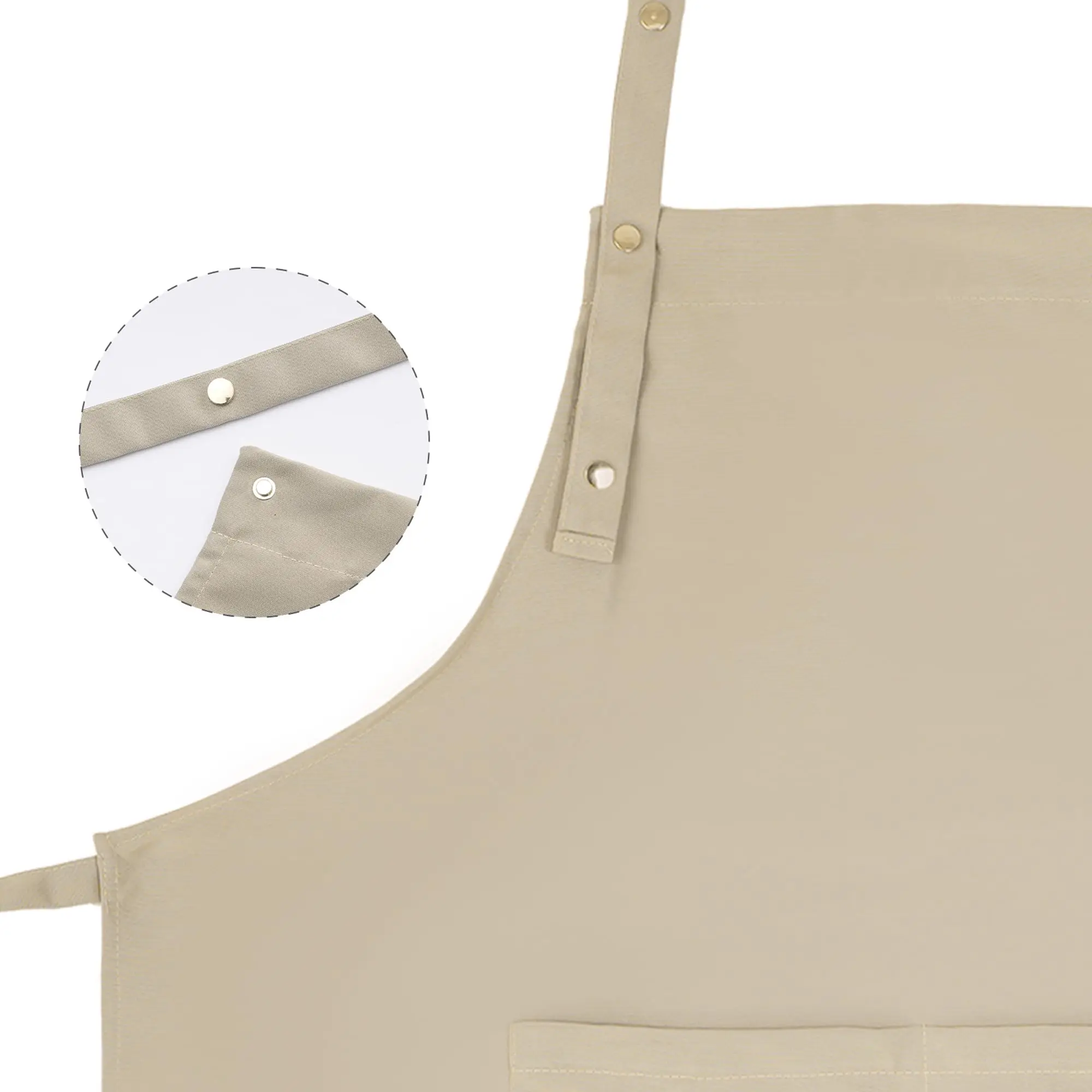 Kitchen Apron Unisex Cotton Canvas Adjustable Neck Waist Ties, Chef Cooking Baking Waiter Apron for Men Women, 2025 Best Seller