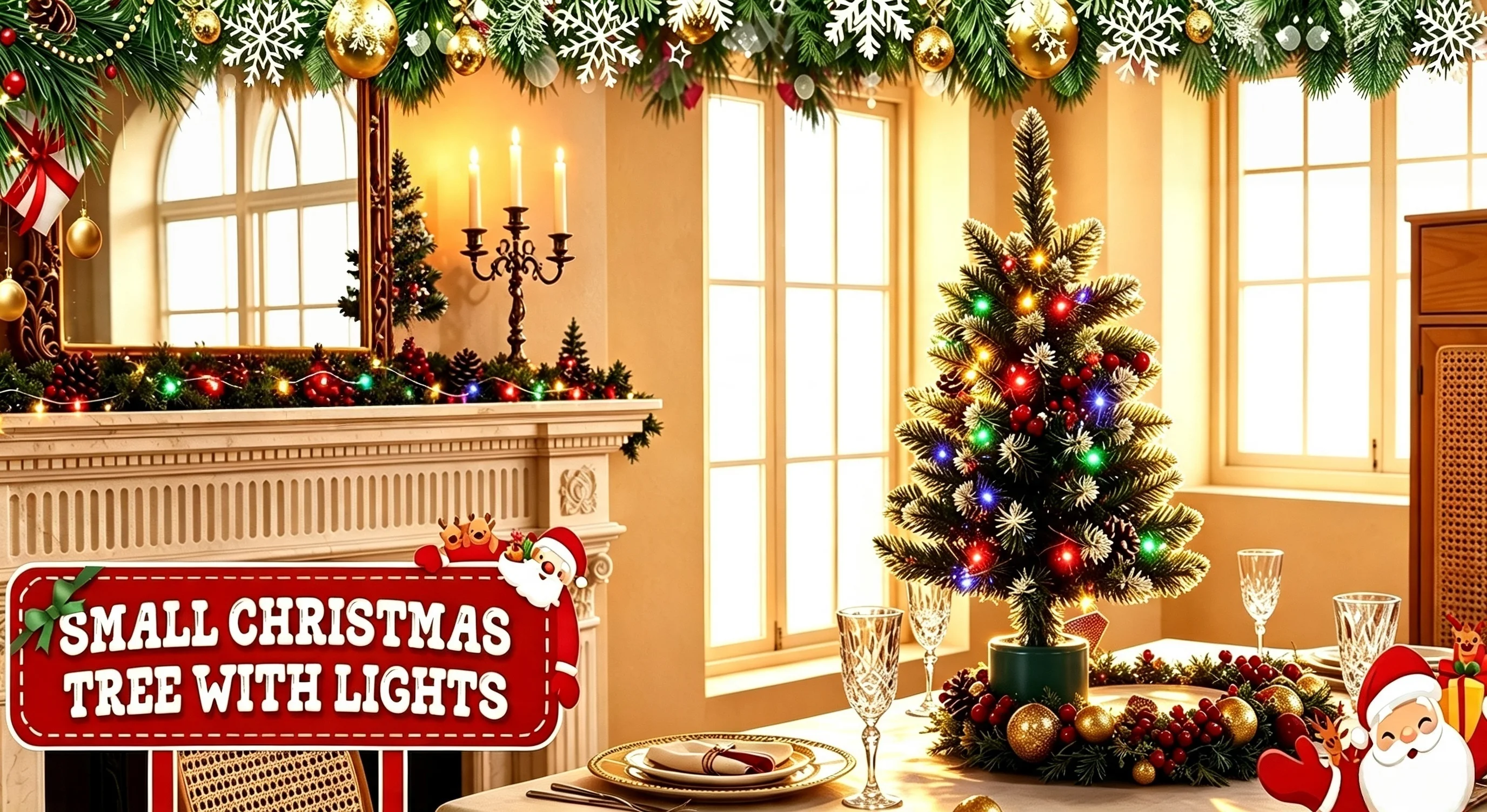 Bhony 360° Rotating Musical Christmas Tree With 35 Colorful LED Lights - 2FT Desktop Christmas Tree, USB/Battery Powered, With A Rotatable Base, Suitable For Home, Store, Classroom, Office, Party Decoration