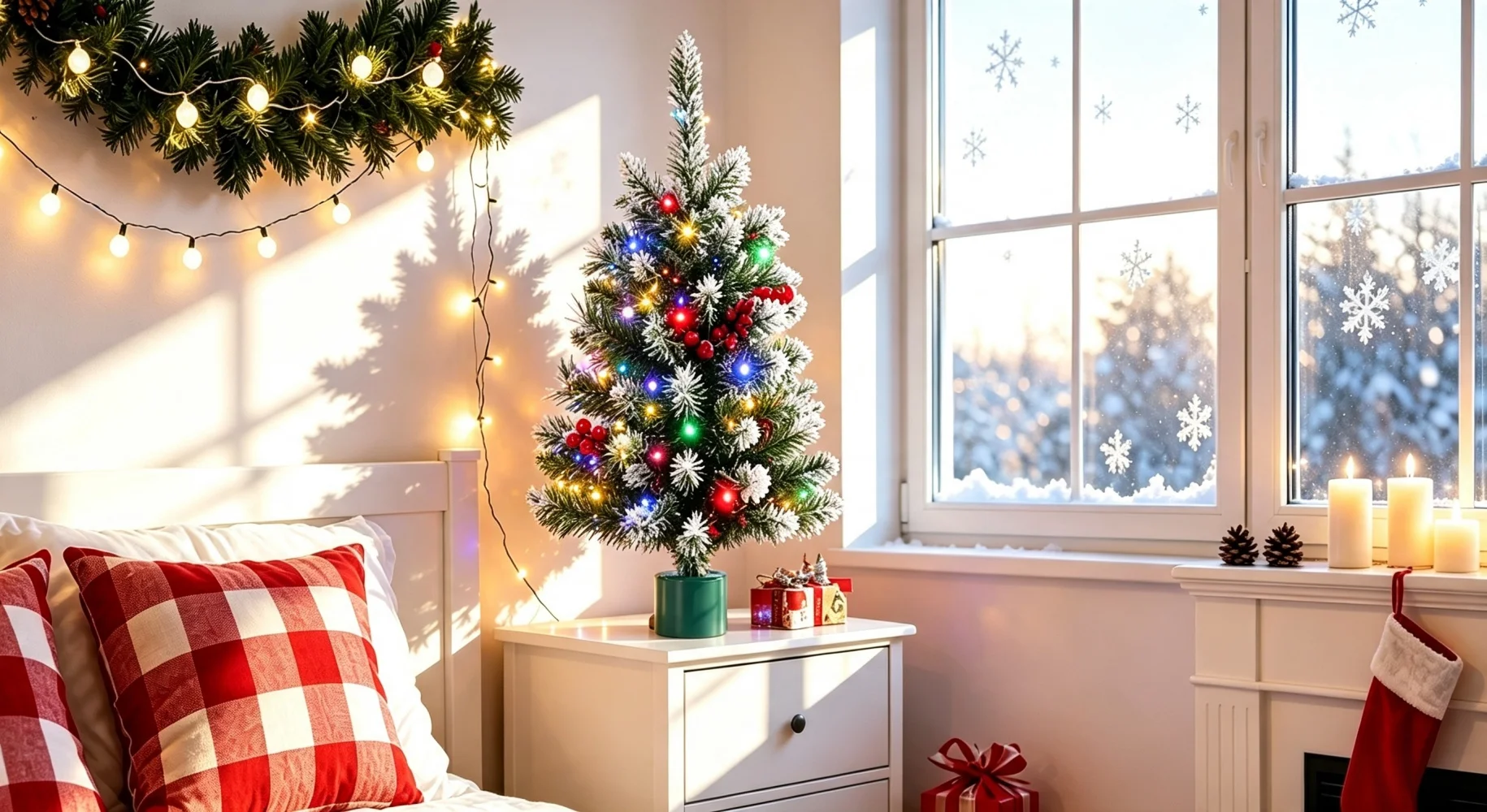 Bhony 360° Rotating Musical Christmas Tree With 35 Colorful LED Lights - 2FT Desktop Christmas Tree, USB/Battery Powered, With A Rotatable Base, Suitable For Home, Store, Classroom, Office, Party Decoration
