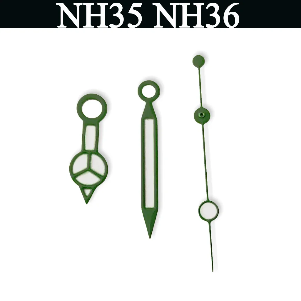 Watch Hands Green Luminous Hands Fit NH35 NH36 ETA2836 2824 Miyota8205 8215 821A Mingzhu DG2813 3804 PT5000 Movement