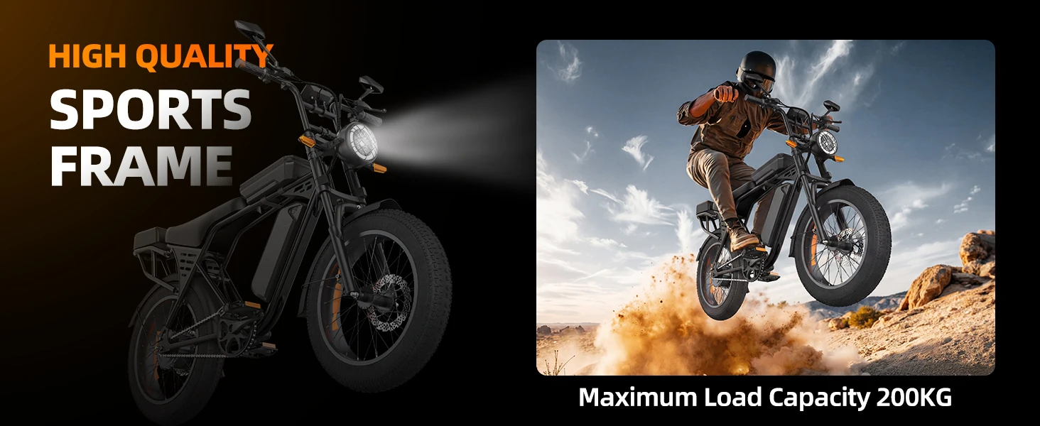 X5 20 Inch Fat Tire All‑Terrain Electric Bike, 1500W Peak Motor, 48V 15AH Removable Battery, Dual Disc Brake Adult E‑Bike for Off‑Road Beach Snow Commuting