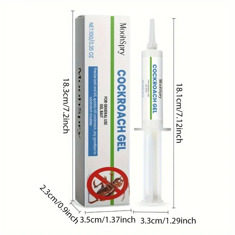 Convenient Placement Cockroach Bait Gel Set of 4, Indoor Household Daily Gel Supply, Multipurpose Home Accessory for Kitchen, Bathroom and Apartment Indoor Corners