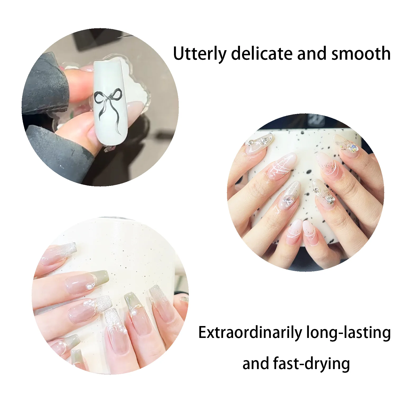 12 Colors Gel Liner Nail Polish Kit, 2in1 Ultra-fine Brush UV Gel, Line Art Drawing for Home Salon Nail Art DIY Use