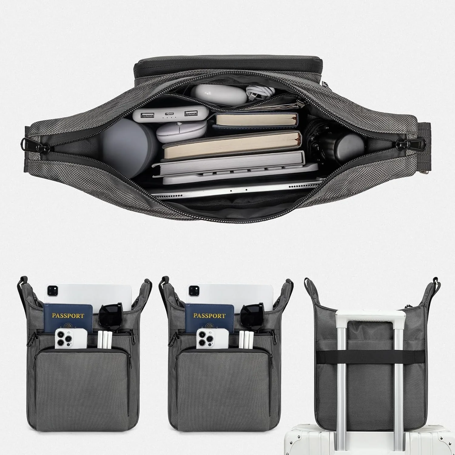Sling Backpack Anti theft Crossbody Shoulder Bag for Men and Women Travel Work
