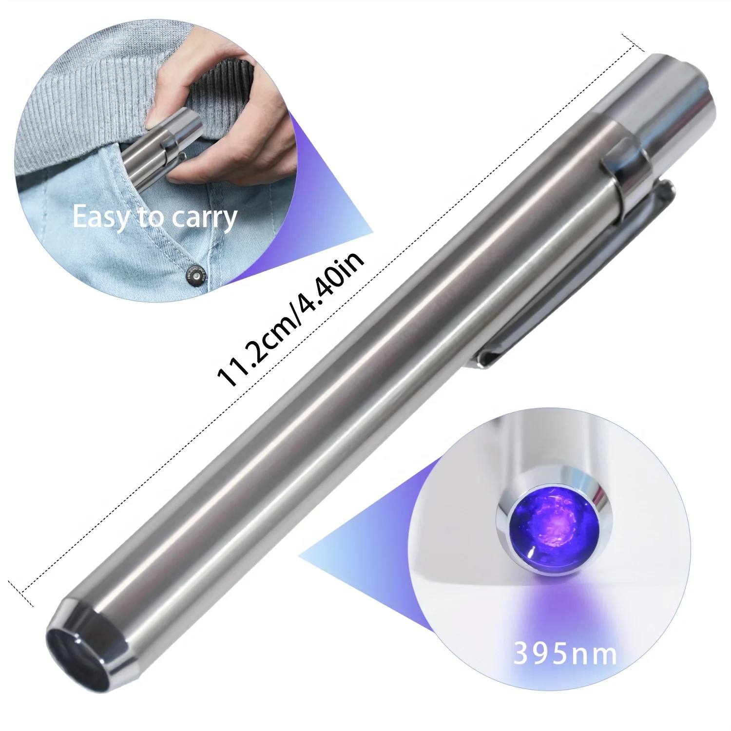 100g UV Resin Kit, Quick-Drying Epoxy Adhesive, Suitable For Beginners And Secondary Bonding; 100g Adhesive, Coloured UV Resin (White, Black And Red), Comes With A Pen-Style UV Lamp, Suitable For Resin Casting And Jewellery Casting.