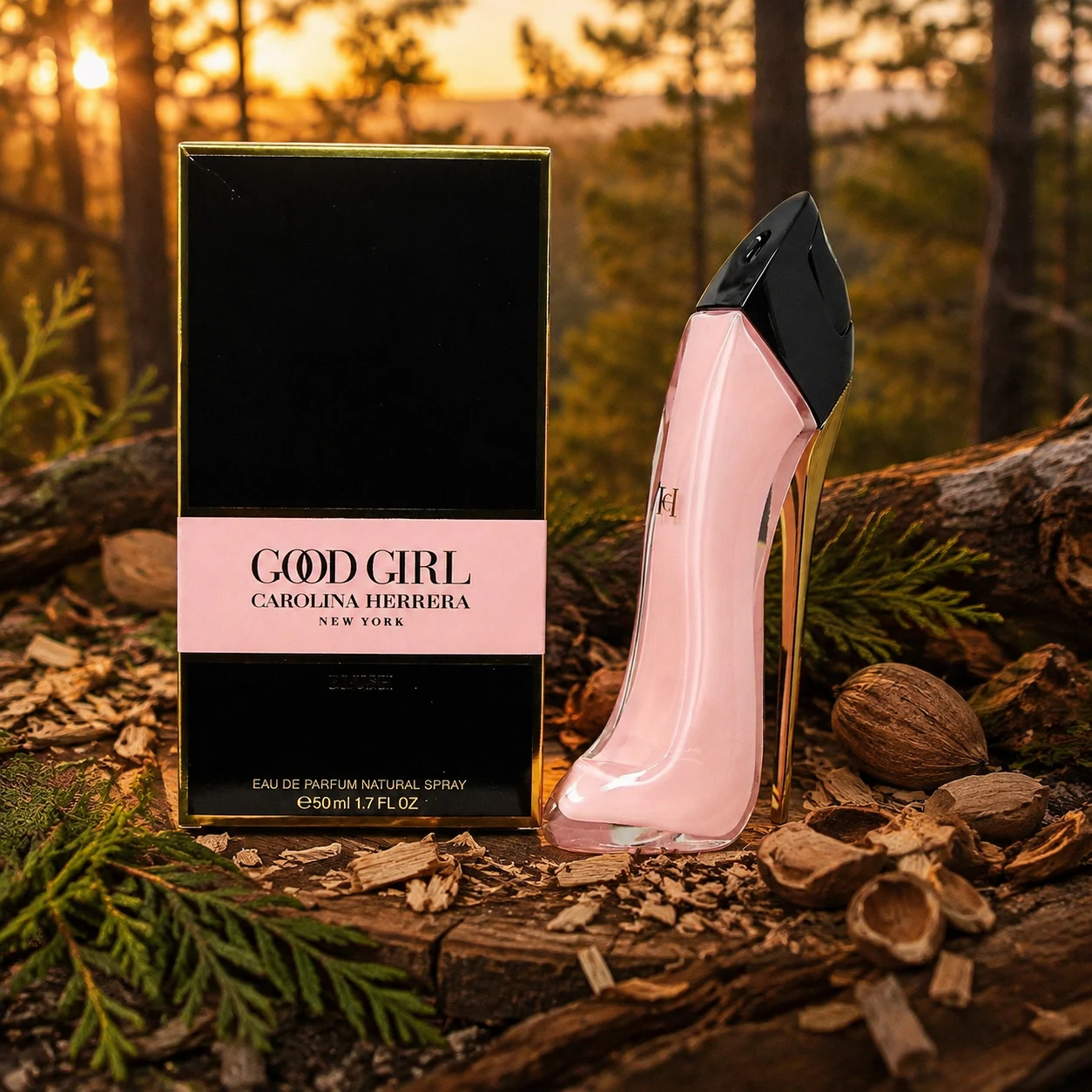 Good Girl Blush by Carolina Herrera Eau De Parfum Spray 2.7 oz / E 80 ml Long-lasting Arabian Luxury Fragrance Ideal Gift Choice